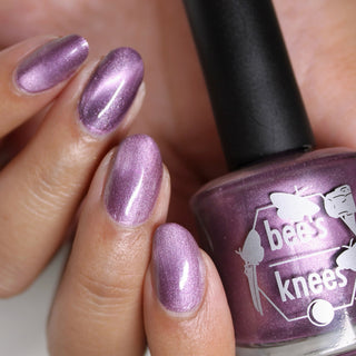 Image provided for Bee's Knees by a paid swatcher featuring the nail polish " Permit Me "