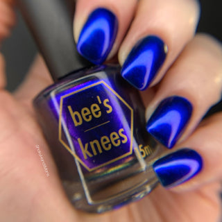 Image provided for Bee's Knees by a paid swatcher featuring the nail polish " You're Making Us Look Bad "