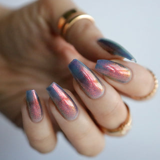 Image provided for Bee's Knees by a paid swatcher featuring the nail polish " Truth is Painful "