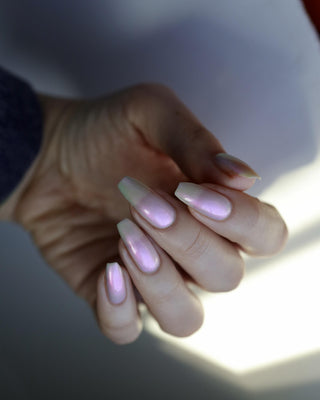 Image provided for Bee's Knees by a paid swatcher featuring the nail polish " Broken "