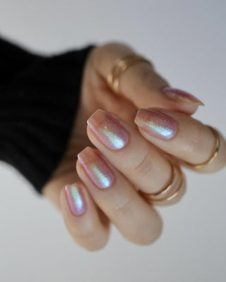 Image provided for Bee's Knees by a paid swatcher featuring the nail polish " Mirage "