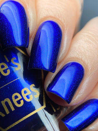 Image provided for Bee's Knees by a paid swatcher featuring the nail polish " Immortality "