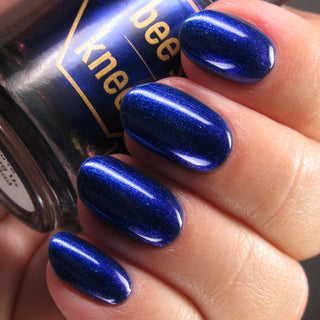 Image provided for Bee's Knees by a paid swatcher featuring the nail polish " You're Making Us Look Bad "