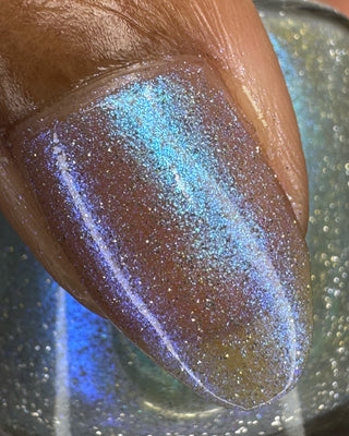 Image provided for Bee's Knees by a paid swatcher featuring the nail polish " Poisoned Fairy Fruit "