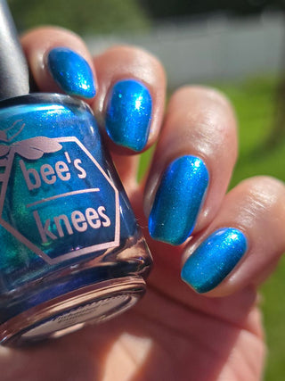 Image provided for Bee's Knees by a paid swatcher featuring the nail polish " Enchanted or Entitled? "