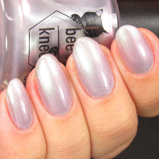 Image provided for Bee's Knees by a paid swatcher featuring the nail polish " My Little Miscreant "