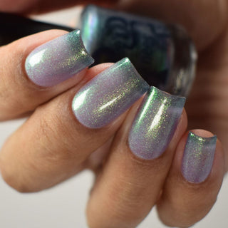 Image provided for Bee's Knees by a paid swatcher featuring the nail polish " Ascension "