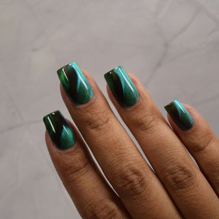 Image provided for Bee's Knees by a paid swatcher featuring the nail polish " This is Arkany "