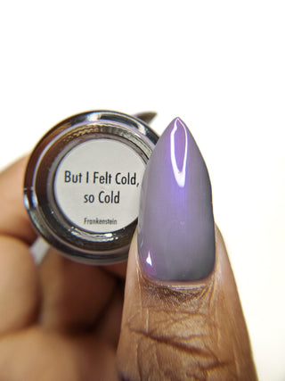 Image provided for Bee's Knees by a paid swatcher featuring the nail polish " But I Felt Cold, so Cold "