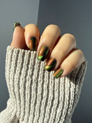 Image provided for Bee's Knees by a paid swatcher featuring the nail polish " Please Always Helps "