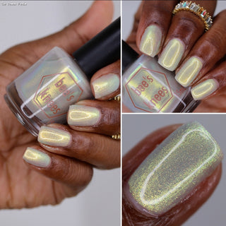 Image provided for Bee's Knees by a paid swatcher featuring the nail polish " The Demon Realm "