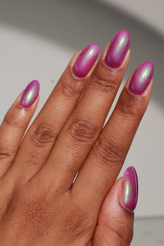 Image provided for Bee's Knees by a paid swatcher featuring the nail polish " Sea Hag Summer "