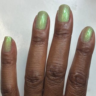 Image provided for Bee's Knees by a paid swatcher featuring the nail polish " Seafoam in my Blood "