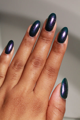 Image provided for Bee's Knees by a paid swatcher featuring the nail polish " Siren Song "