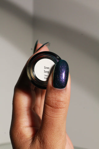 Image provided for Bee's Knees by a paid swatcher featuring the nail polish " Siren Song "