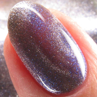 Image provided for Bee's Knees by a paid swatcher featuring the nail polish " Queen of the Valbaran Fae "