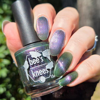 Image provided for Bee's Knees by a paid swatcher featuring the nail polish " Sprites "