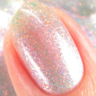 Image provided for Bee's Knees by a paid swatcher featuring the nail polish " Fair Winter Lady "
