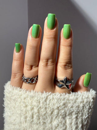 Image provided for Bee's Knees by a paid swatcher featuring the nail polish " I Really Liked Pudding "