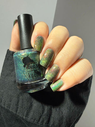 Image provided for Bee's Knees by a paid swatcher featuring the nail polish " Magiphilia "