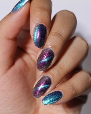 Image provided for Bee's Knees by a paid swatcher featuring the nail polish " Take Me with You "