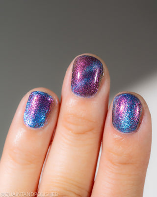 Image provided for Bee's Knees by a paid swatcher featuring the nail polish " Take Me with You "