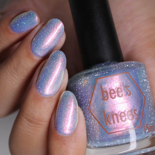 Image provided for Bee's Knees by a paid swatcher featuring the nail polish " The Archer's Curse "