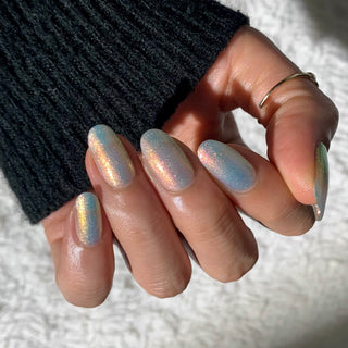 Image provided for Bee's Knees by a paid swatcher featuring the nail polish " They Would Know My Name One Day "