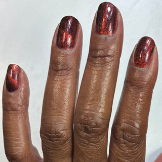 Image provided for Bee's Knees by a paid swatcher featuring the nail polish " The Crown Prince "