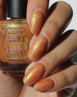 Image provided for Bee's Knees by a paid swatcher featuring the nail polish " The Golden Path "
