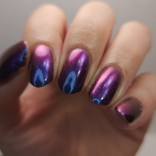 Image provided for Bee's Knees by a paid swatcher featuring the nail polish " The Ocean Queen "