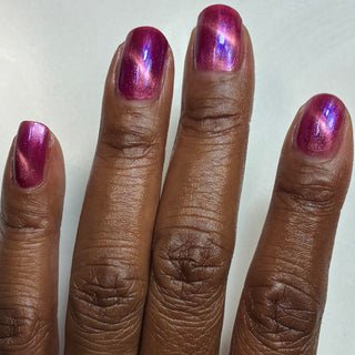 Image provided for Bee's Knees by a paid swatcher featuring the nail polish " The Sharper the Teeth "