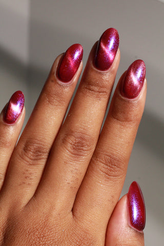 Image provided for Bee's Knees by a paid swatcher featuring the nail polish " The Sharper the Teeth "