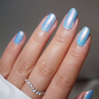 Image provided for Bee's Knees by a paid swatcher featuring the nail polish " They Would Know My Name One Day "