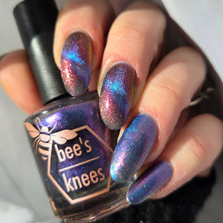 Image provided for Bee's Knees by a paid swatcher featuring the nail polish " Take Me with You "