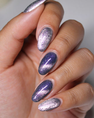 Image provided for Bee's Knees by a paid swatcher featuring the nail polish " True Power Lies in the Shadows "