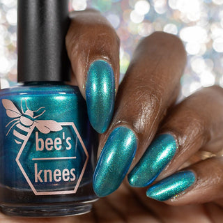 Image provided for Bee's Knees by a paid swatcher featuring the nail polish " Enchanted or Entitled? "