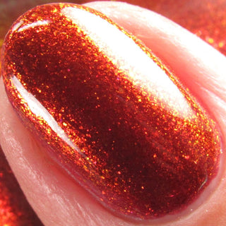 Image provided for Bee's Knees by a paid swatcher featuring the nail polish " The Dark Angel "