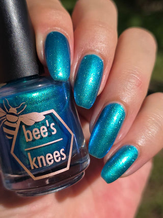 Image provided for Bee's Knees by a paid swatcher featuring the nail polish " Enchanted or Entitled? "