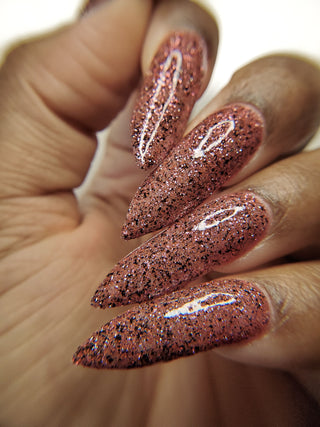 Image provided for Bee's Knees by a paid swatcher featuring the nail polish " My Place was Never in this World "