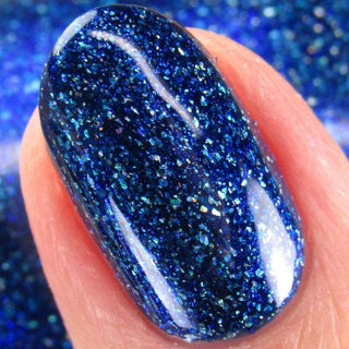 Image provided for Bee's Knees by a paid swatcher featuring the nail polish " Game Playing Deviant "
