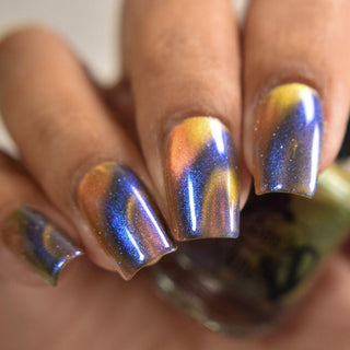 Image provided for Bee's Knees by a paid swatcher featuring the nail polish " Tether "