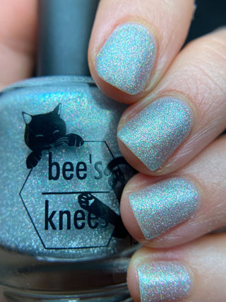 Image provided for Bee's Knees by a paid swatcher featuring the nail polish " The Source "