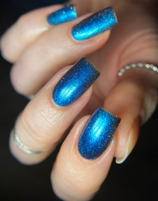 Image provided for Bee's Knees by a paid swatcher featuring the nail polish " Prince of the Pit "