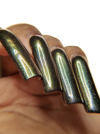 Image provided for Bee's Knees by a paid swatcher featuring the nail polish " Thank You for Choosing Me "