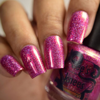 Image provided for Bee's Knees by a paid swatcher featuring the nail polish " Ma Fille "