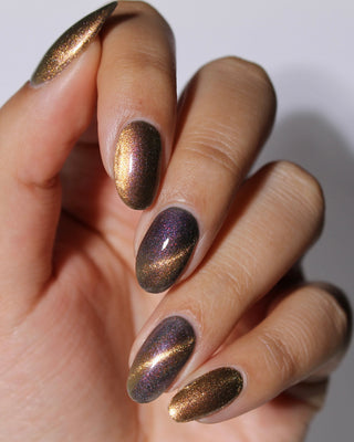 Image provided for Bee's Knees by a paid swatcher featuring the nail polish " We can Both be Human "