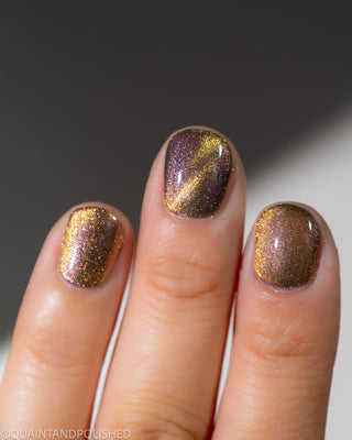 Image provided for Bee's Knees by a paid swatcher featuring the nail polish " We can Both be Human "