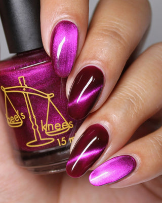 Image provided for Bee's Knees by a paid swatcher featuring the nail polish " What is Devotion Without Love? "