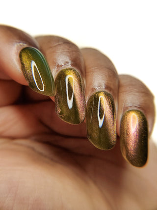 Image provided for Bee's Knees by a paid swatcher featuring the nail polish " I'm Nobody "